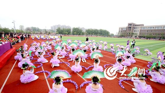 胶州文化节开幕,胶州市振华教育集团2024运动会