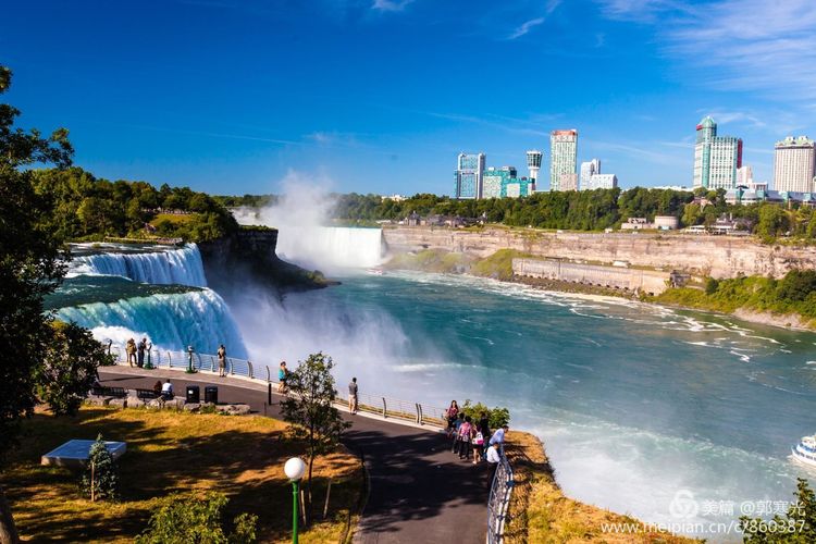 尼亚加拉大瀑布观景台,游美国尼亚加拉大瀑布