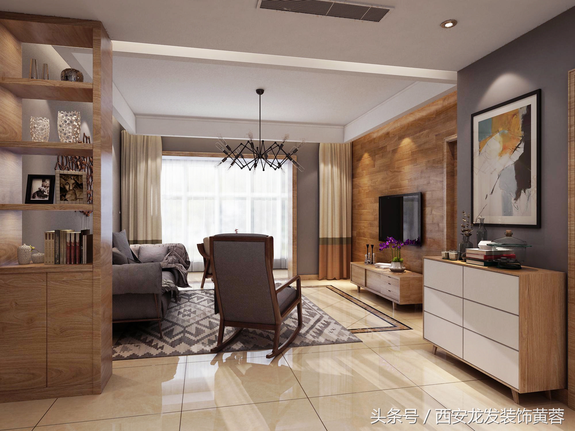 中国龙发西安推荐人气设计师付刚案例赏析