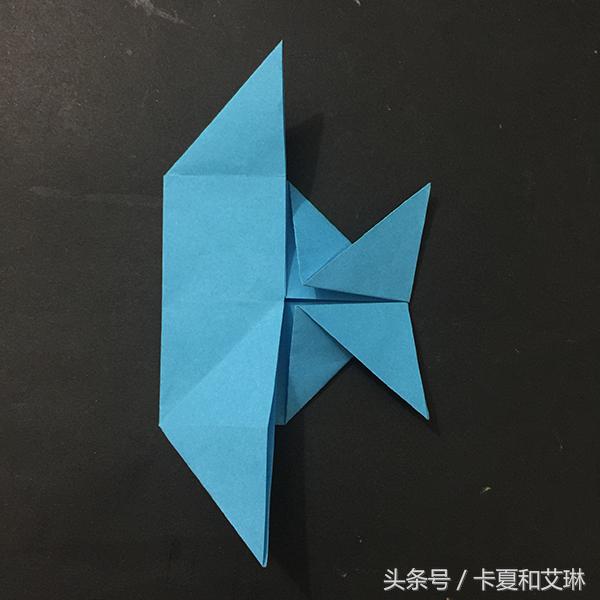 小鱼可以游的手工教程,会游的小鱼手工制作