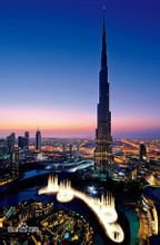 世界第一高楼哈利法塔点亮中国红,世界第一高楼和第二高楼差多少米