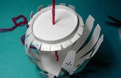 正月十五五彩花灯手工制作,手工纸杯制作花灯幼儿园废物利用