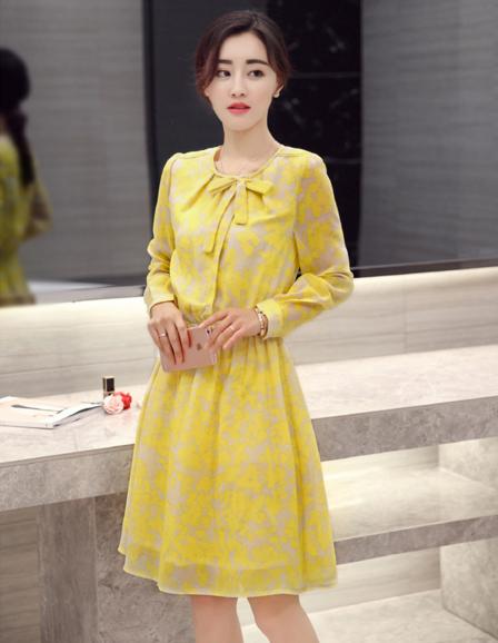 优雅气质高端的连衣裙雪纺,春秋雪纺连衣裙气质高级感轻奢