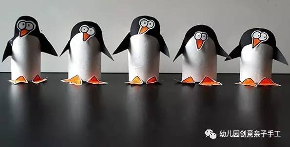 矮卷纸筒废物利用手工幼儿园,用卷筒纸儿童手工作品废物利用