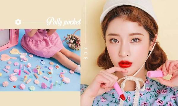 3ce新品纯欲柿红试色,3ce经典热卖三件套