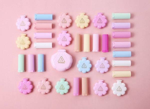 3ce新品纯欲柿红试色,3ce经典热卖三件套