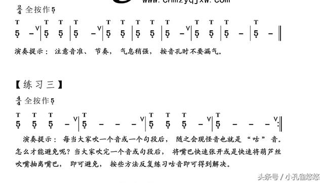 葫芦丝低音1234567,葫芦丝1234567音准练习