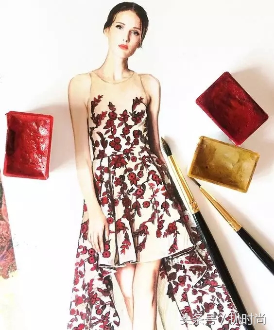 礼服好高级感,怎么画礼服设计手稿图