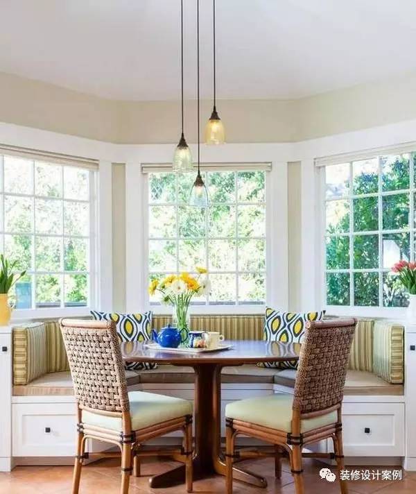 2米宽卡座餐厅设计效果图,餐厅现代简约卡座设计小户型