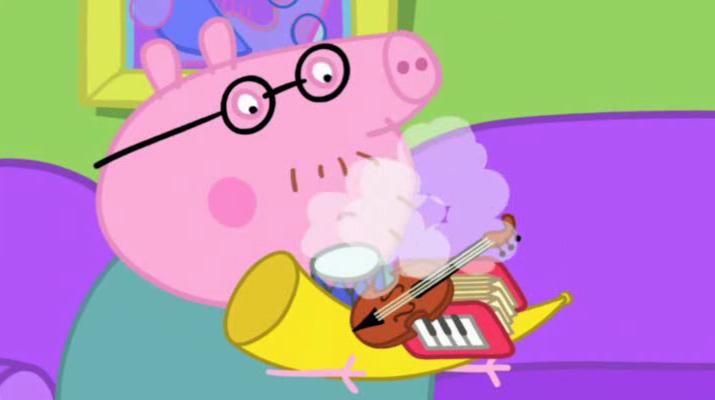 小猪佩奇第一季英文知识点,英语动画片粉红猪
