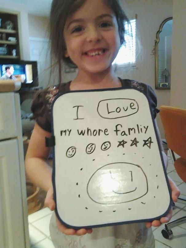 14张小孩写的超真诚情人节卡片，实在不知道是该感动还是该报警