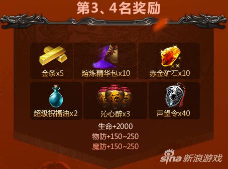 热血传奇战队赛奖励,传奇战队争霸赛奖励