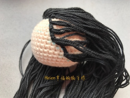 helen老师教学,新手一步一步学钩针编娃娃教程