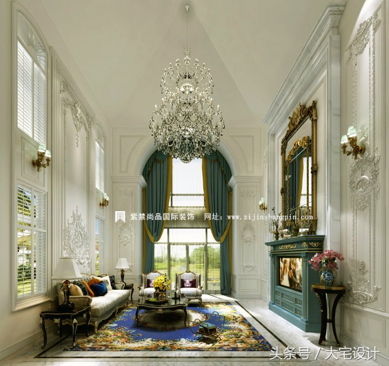 保利垄上法式,昌平下沉花园案例欣赏