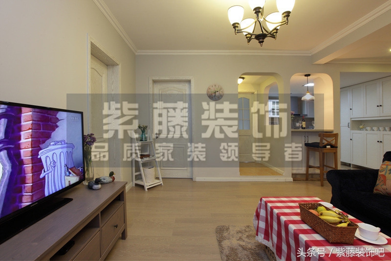 西安115平米三室一厅装修效果图，全包6万，喜欢的有木有