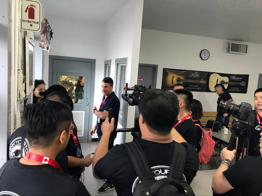 极速快报：弘力乐器2017加拿大Godin吉他工厂参观第一天精彩视频