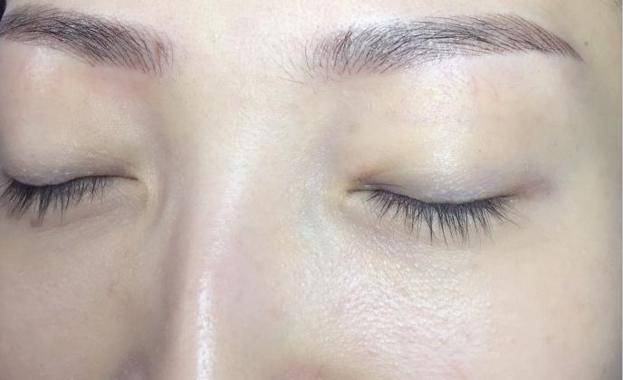 绣眉的后期效果图,绣眉后期成什么样