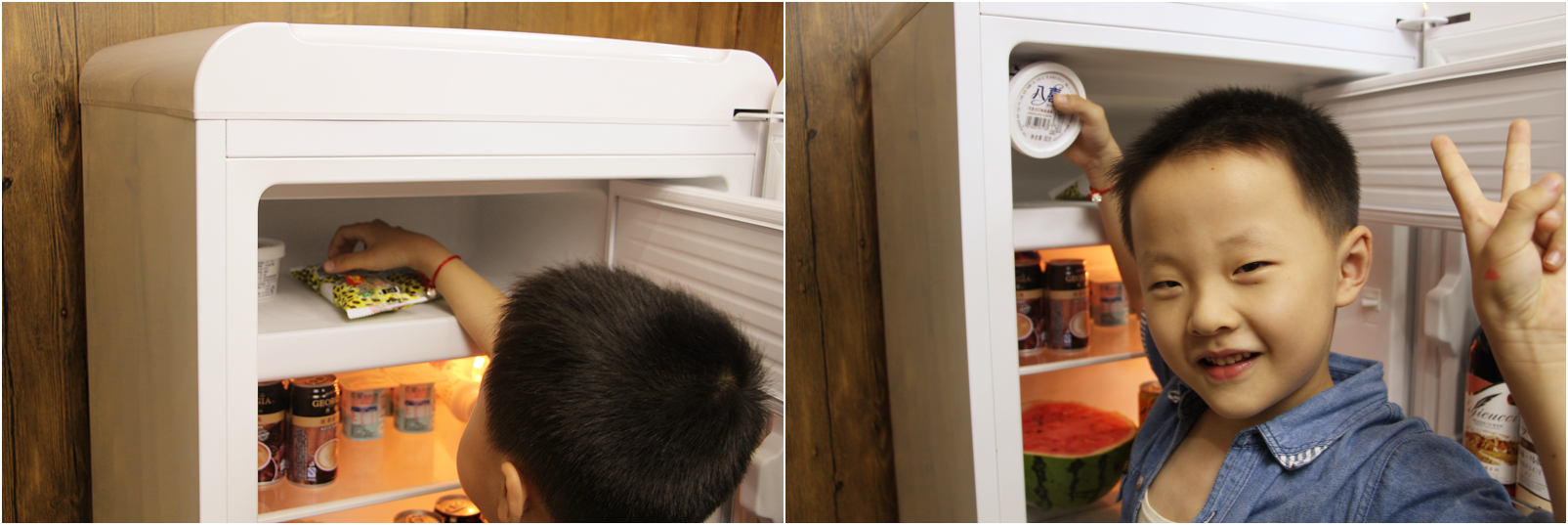 静音复古小冰箱,复古小冰箱双门