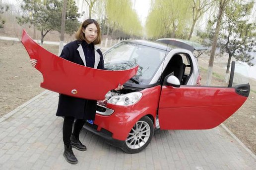 smart车主真实感受,萌妹子评车