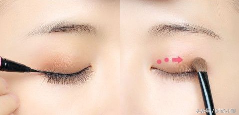 单眼皮眼妆分享日常眼妆的画法,新手单眼皮眼妆怎么画显大又干净