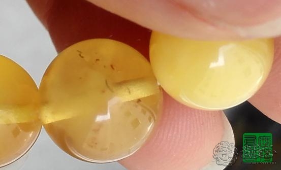 天然蜜蜡和水煮蜜蜡,水煮蜜蜡和烤蜜蜡