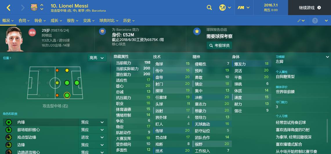 梅西生涯转折点,梅西传奇生涯开端