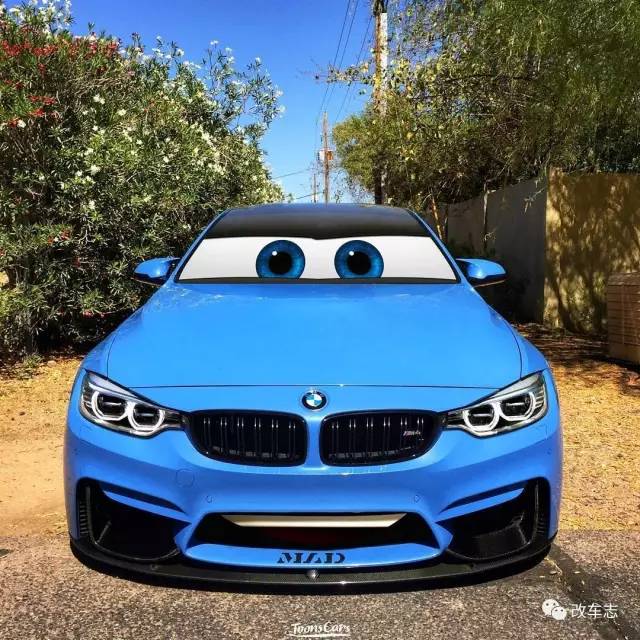 「恶搞」“萌萌哒”的大眼睛改装车，肯定能帮你撩到无数妹纸！