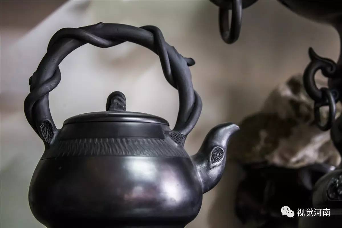 沁阳黑陶瓦缸,沁阳黑陶杯