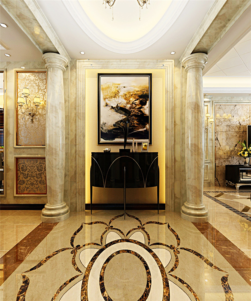 沈阳世茂五里河装修,沈阳方林150平米轻奢装修图