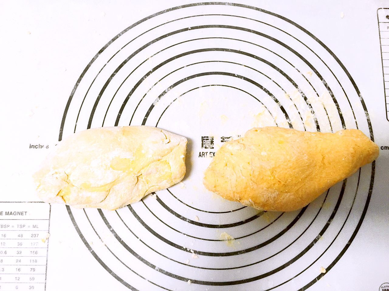 宝宝彩色手擀面的做法,纯手工手擀面制作过程