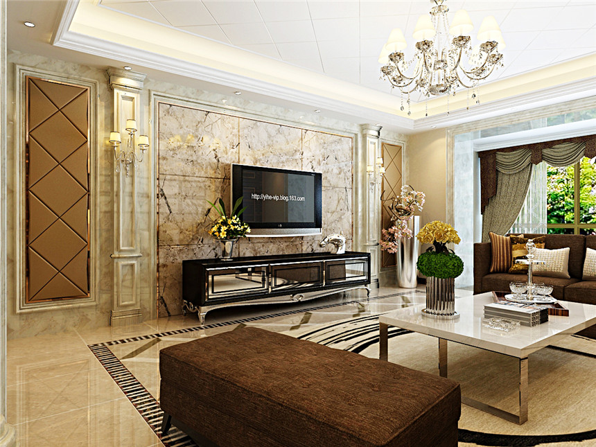 沈阳世茂五里河装修,沈阳方林150平米轻奢装修图