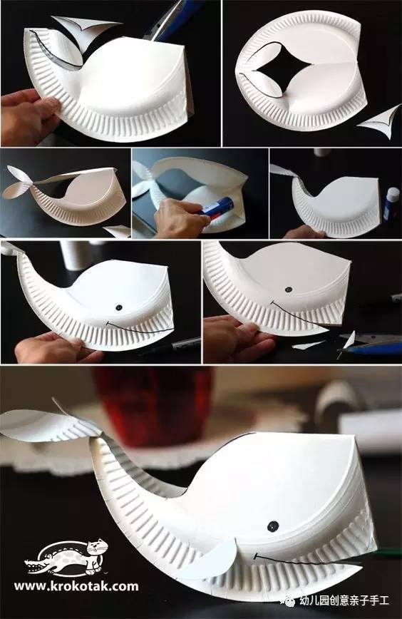 幼儿撕纸动物手工作品简单又好看,立体手工制作幼儿园废物利用动物