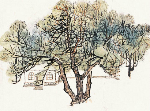 长安画派何海霞,长安画派代表画家何海霞创作