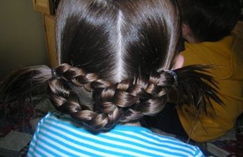 儿童扎发简单漂亮6-10岁长发,7-12岁儿童盘头扎法简单又好看