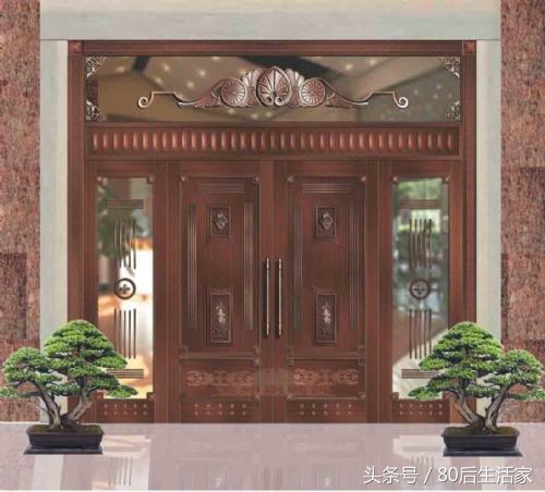 铝合金门仿铜门,仿铜铝门