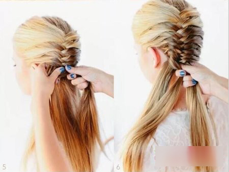 三个麻花辫发型简单又好看,3个最简单麻花辫