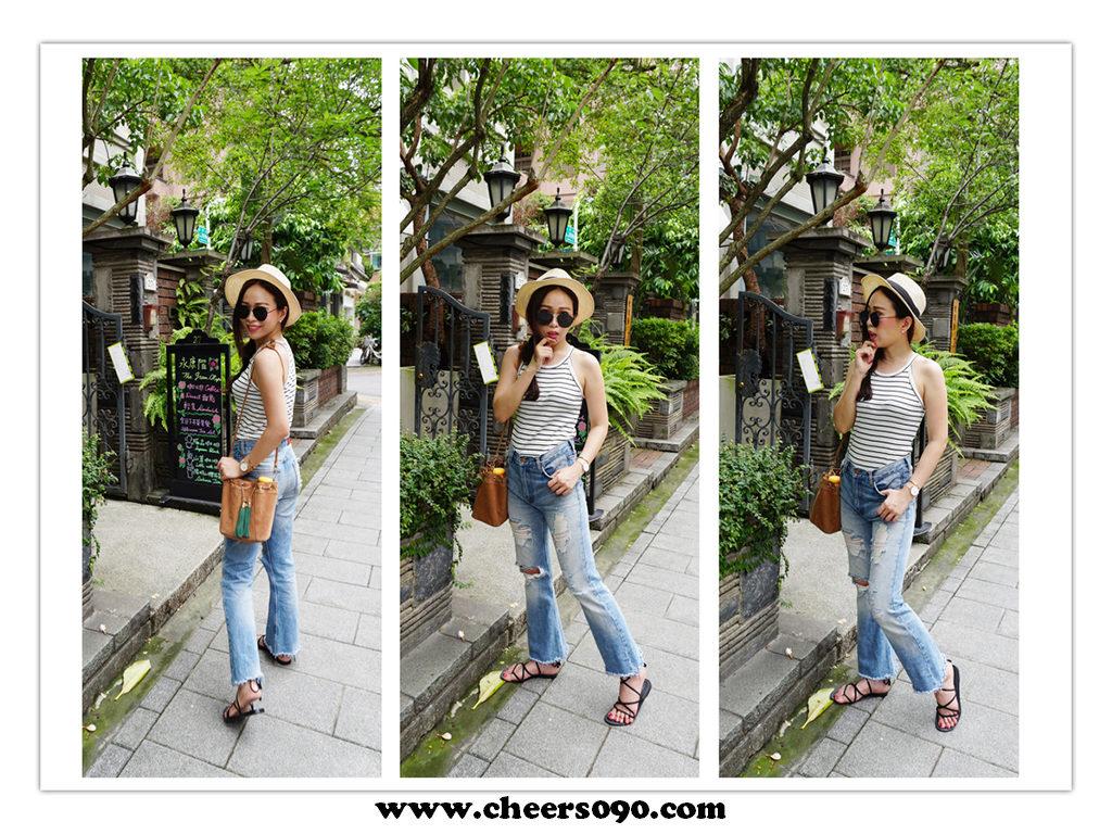 牛仔裤简单高级穿搭,日系复古牛仔直筒裤穿搭