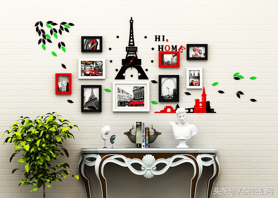 如何设计室内照片墙,装修经验设计师教你如何diy照片墙