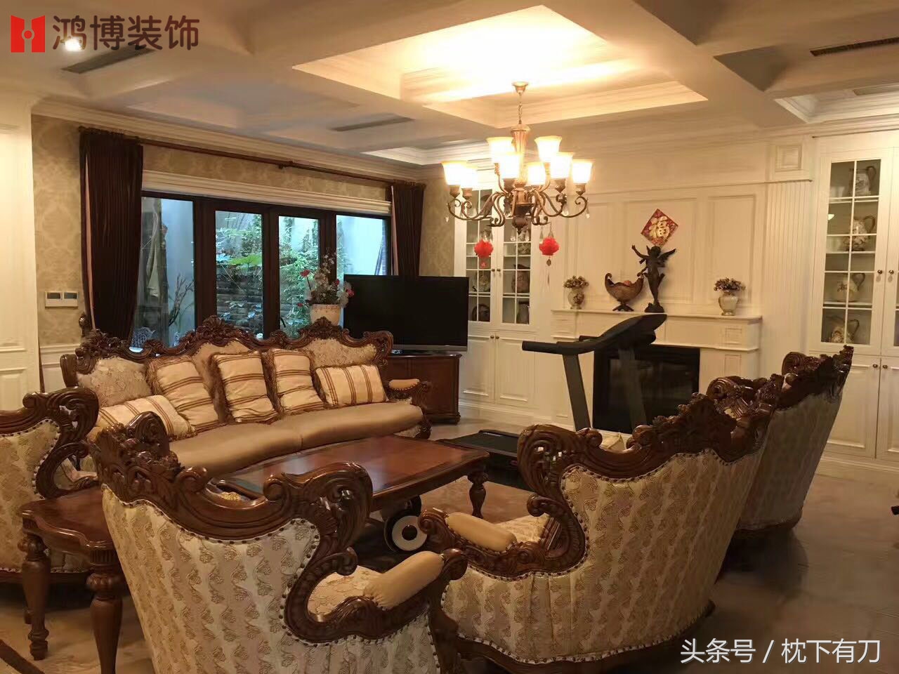 杭州美式别墅,杭州美式别墅室内实景装修效果图