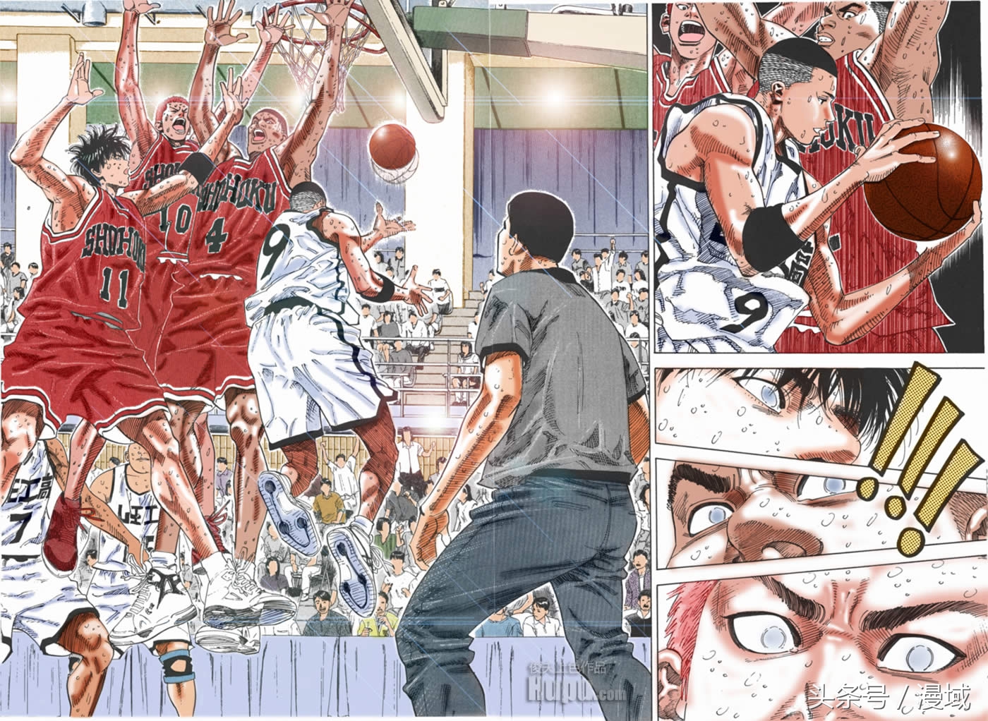 漫域说丨暑期聊经典动画之灌篮高手（上）热血的青春无悔的篮球科普篮球怎样打得经典佳作！