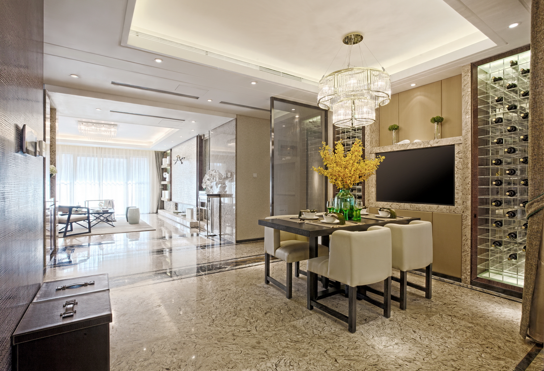 大庆绿城御园装修效果图,大庆东易雅居装饰