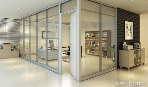 门窗铝合金隔断,玻璃隔断门效果图