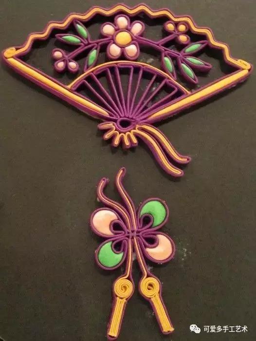 手工盘扣最简单版,用布做盘扣慢动作教程