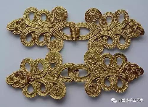 手工盘扣最简单版,用布做盘扣慢动作教程