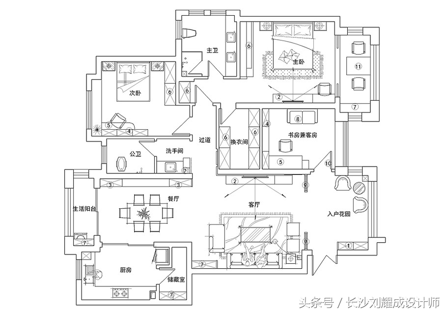 保利上城复式挑空设计效果图,深圳保利上城设计