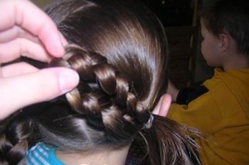 儿童扎发简单漂亮6-10岁长发,7-12岁儿童盘头扎法简单又好看