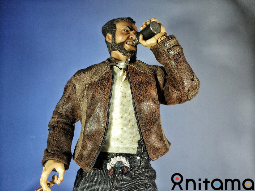 黑道金刚狼-黑帮王国1/6方块5幽灵狼套装测评