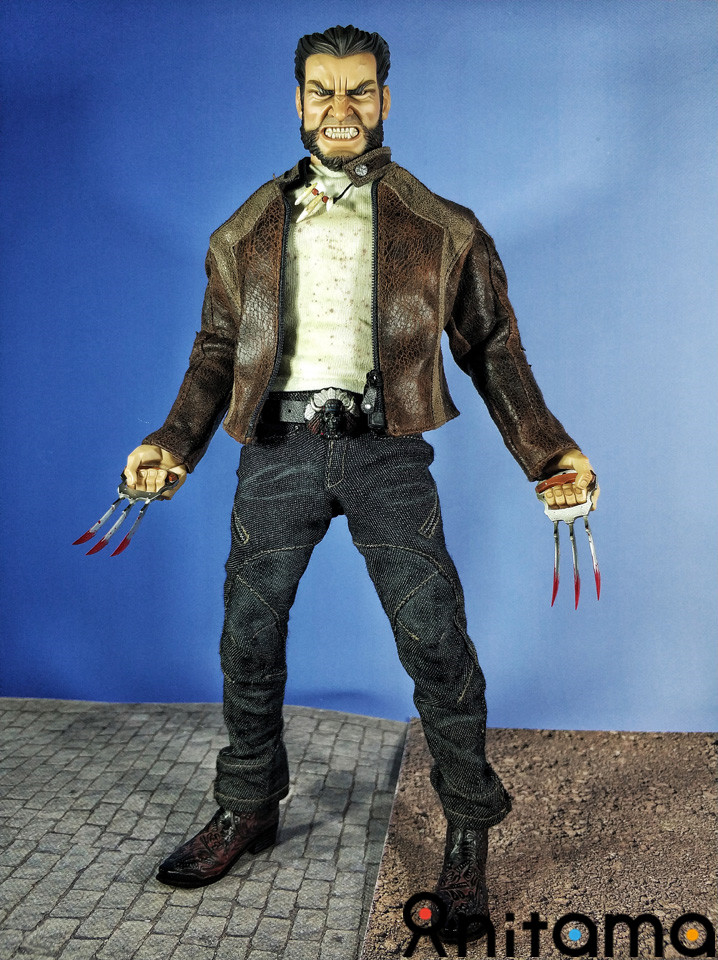 黑道金刚狼-黑帮王国1/6方块5幽灵狼套装测评