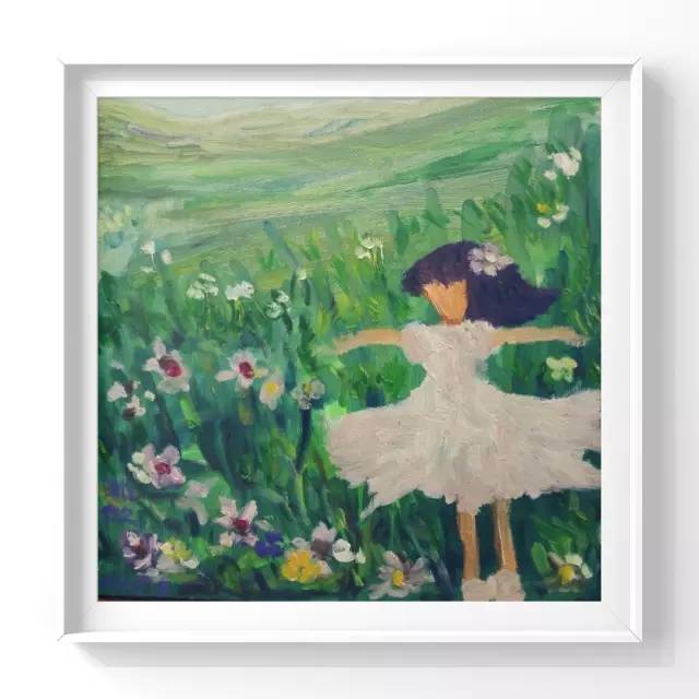 成都市少儿公益画,公益助残的小孩