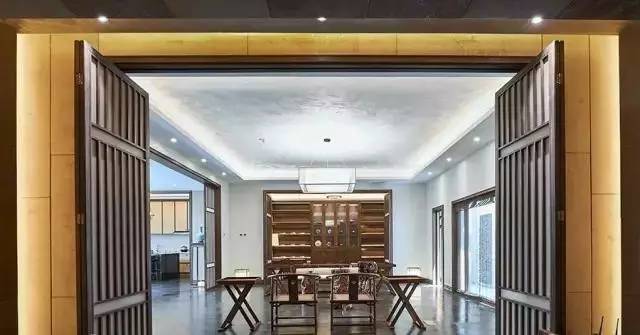 118平米中式三层四合院设计图,轻钢别墅新中式四合院